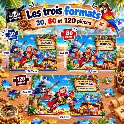 Puzzle Pirate Personnalisé