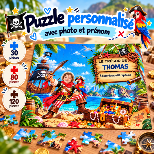 Puzzle Pirate Personnalisé