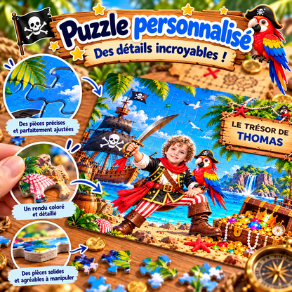 Puzzle Pirate Personnalisé