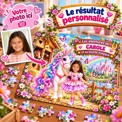 Puzzle Licorne Personnalisé