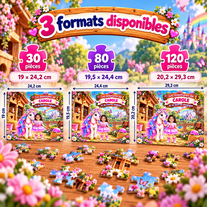 Puzzle Licorne Personnalisé