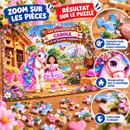 Puzzle Licorne Personnalisé