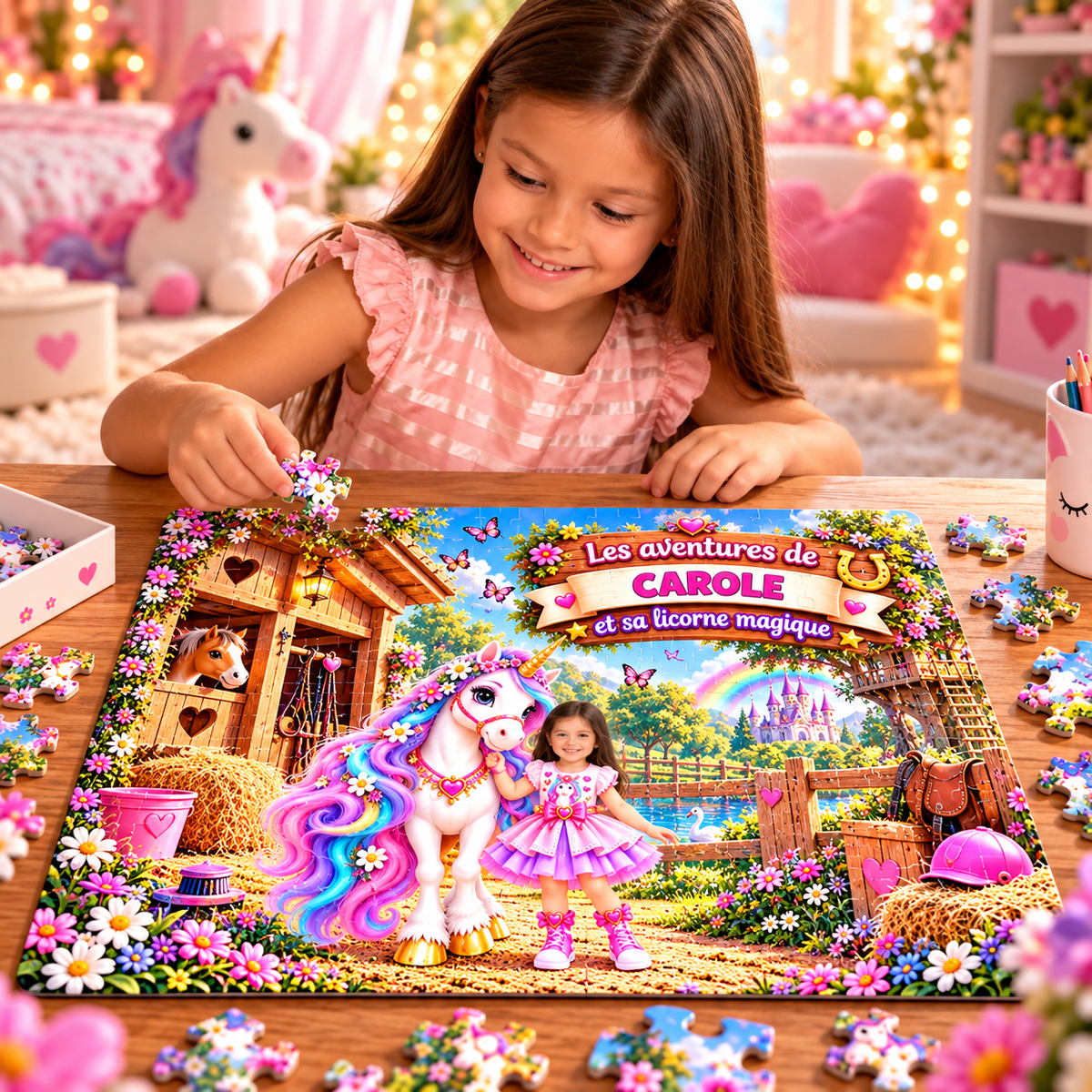Puzzle Licorne Personnalisé