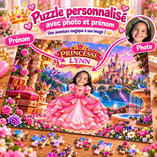 Puzzle Princesse Personnalisé
