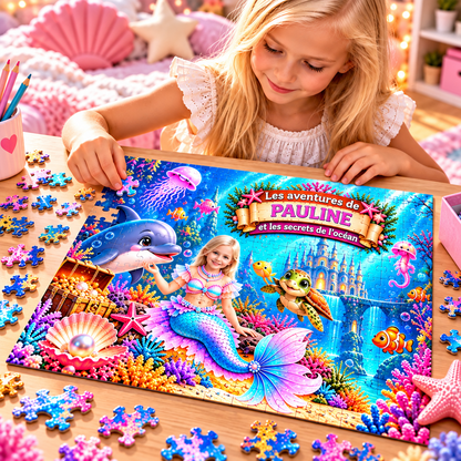 Puzzle Sirène Personnalisé