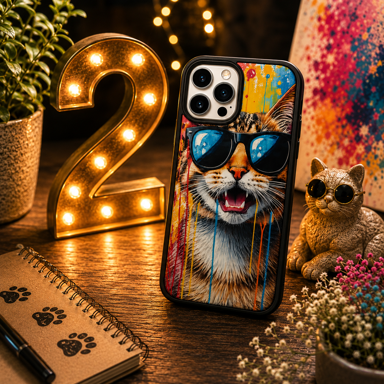 Coques Chat Pop Art