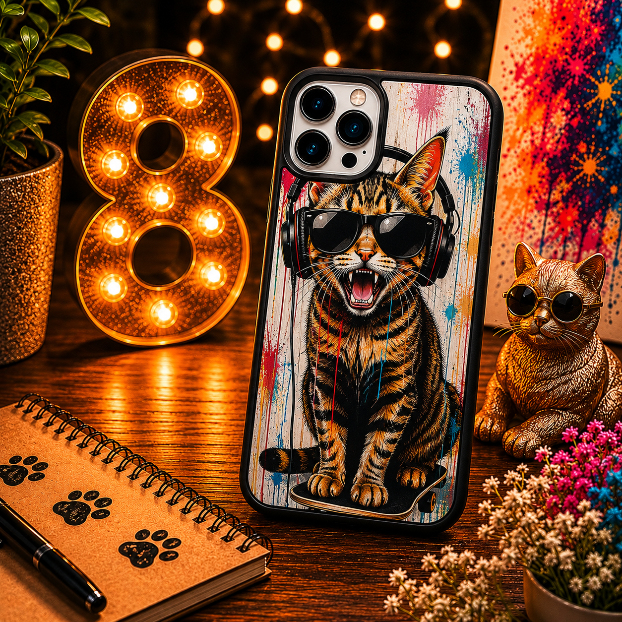 Coques Chat Pop Art