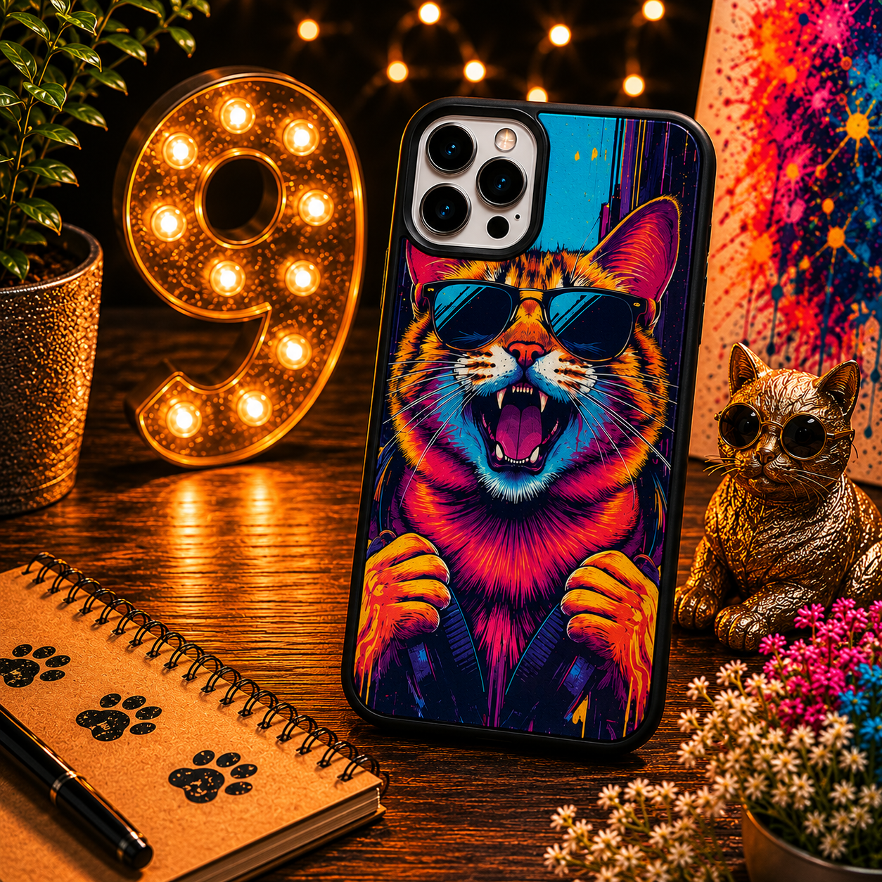 Coques Chat Pop Art