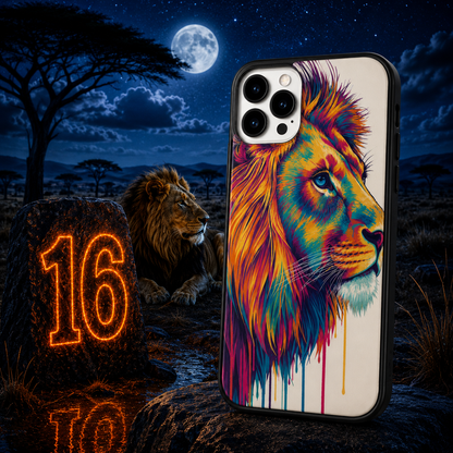 Coques Lion Pop Art