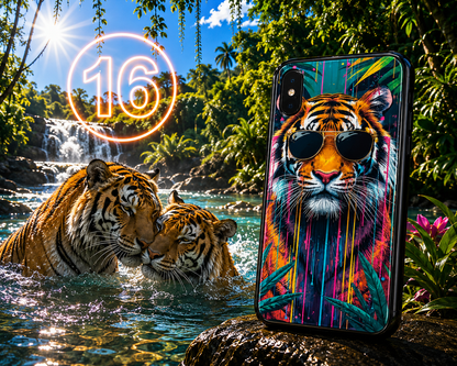 Coques Tigre Pop Art