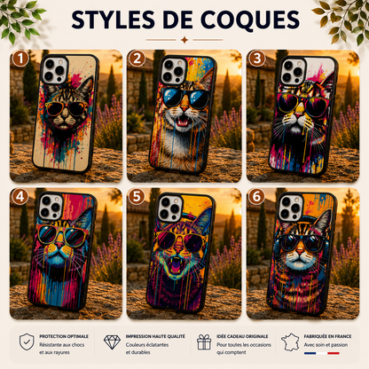 Coques Chat Pop Art