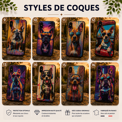 Coques Chien Pop Art