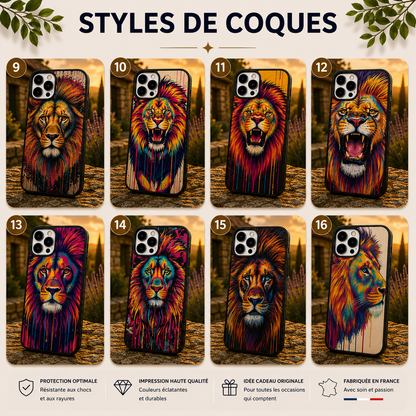 Coques Lion Pop Art