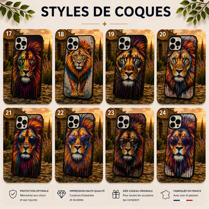 Coques Lion Pop Art