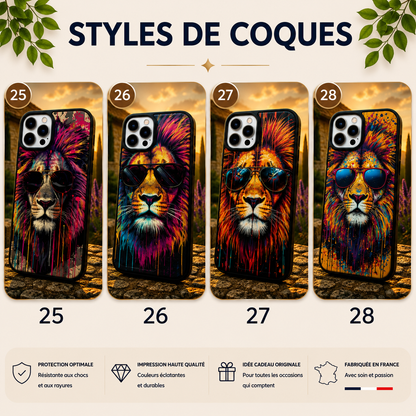 Coques Lion Pop Art