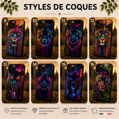Coques Panthère Pop Art