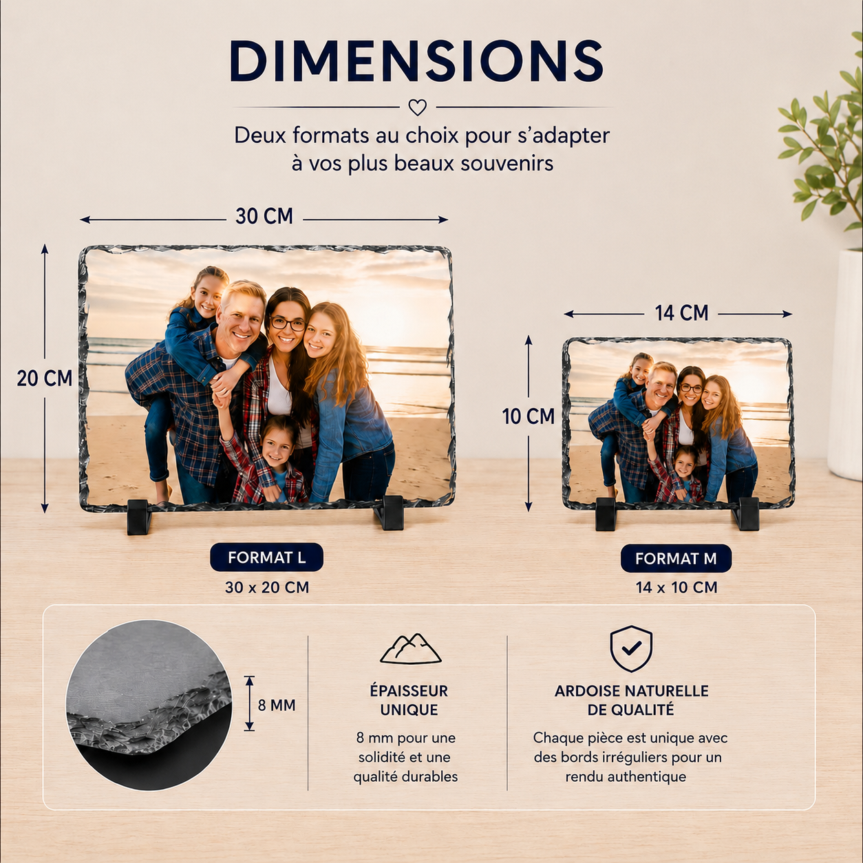 Ardoise Personnalisée avec votre photo