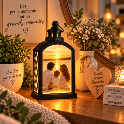 Lanterne personnalisée avec photos