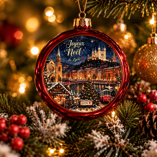 Boule de Noël Lyon – Décoration de Noël aux couleurs de la ville