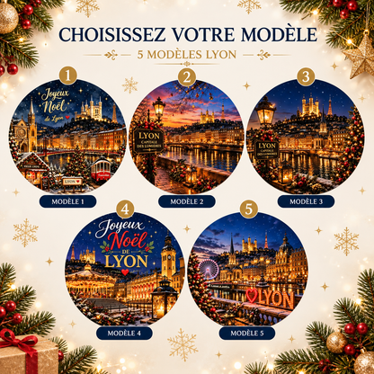 Boule de Noël Lyon – Décoration de Noël aux couleurs de la ville