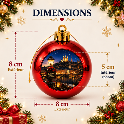 Boule de Noël Lyon – Décoration de Noël aux couleurs de la ville