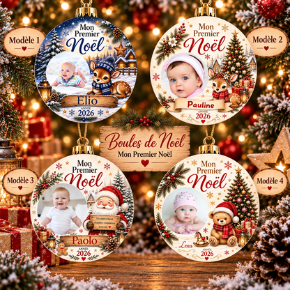 Boule de Noël personnalisée – Mon Premier Noël